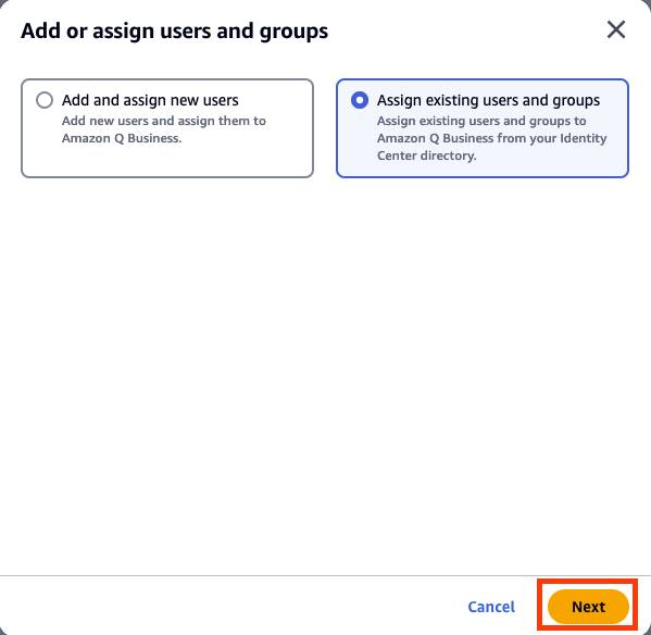 Assign users and groups