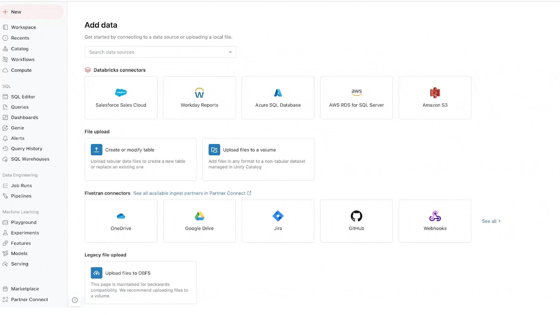 Create an ingestion pipeline in just a few steps