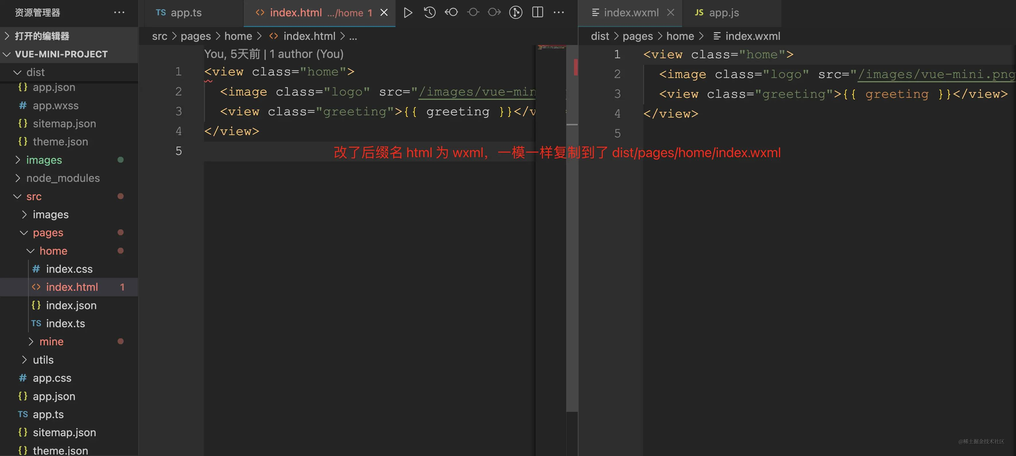 首页 html 文件