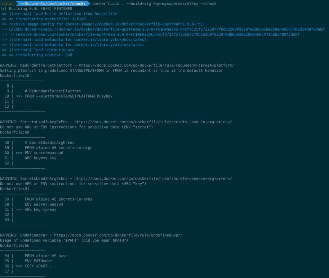 Build checks 433 f3