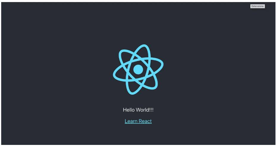 View the AWS Amplify React project by using the URL found in the AWS console