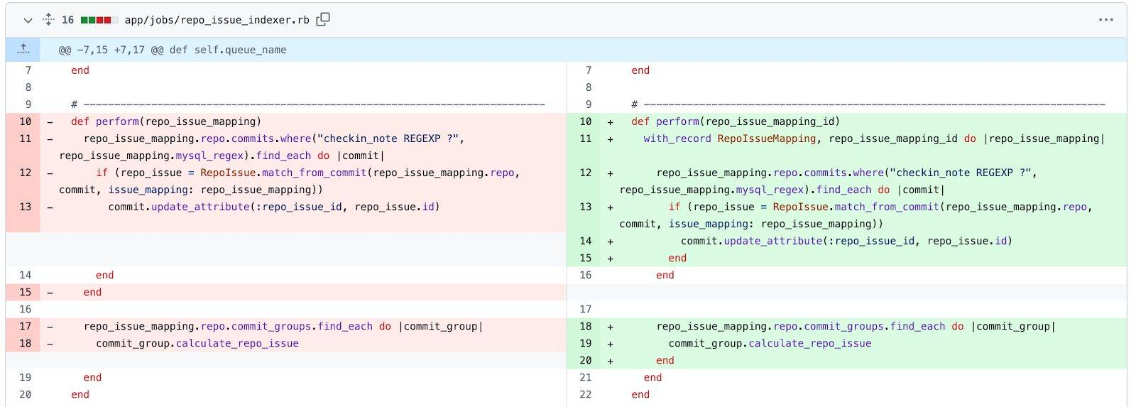 2024 diff on GitHub; Myers’ work prescribes which color is to be shown as the text background