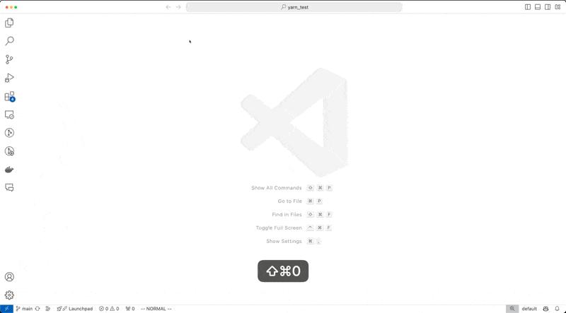 Animated Gif Showing Vscode Extension To Generate A Runbook For This Project. - F1 Vscode Animated gif showing vscode extension to generate a runbook for this project.
