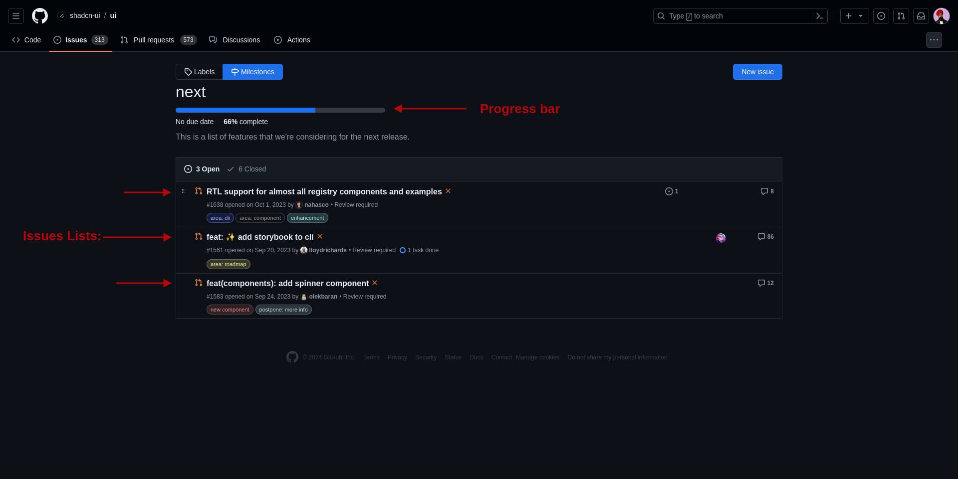 Milestones in Github