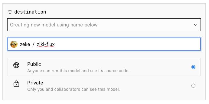 Create a destination model